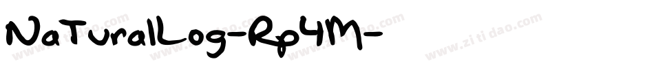 NaturalLog-Rp4M字体转换