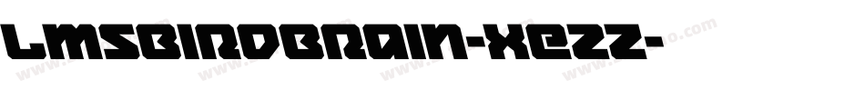 LmsBirdBrain-XEzZ字体转换