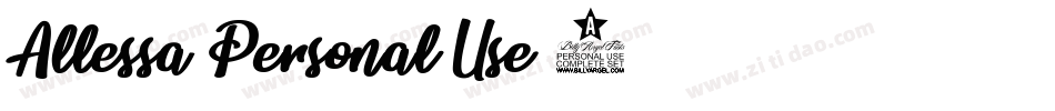 Allessa-Personal-Use-2字体转换