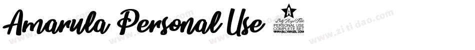 Amarula-Personal-Use-2字体转换