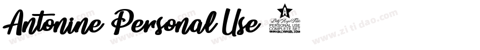 Antonine-Personal-Use-2字体转换