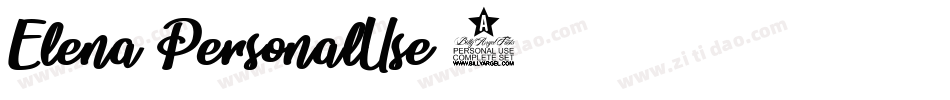 Elena-PersonalUse-2字体转换