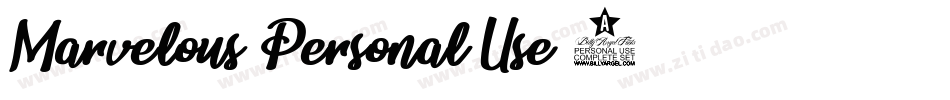Marvelous-Personal-Use-2字体转换