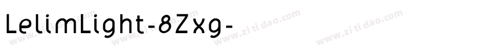 LelimLight-8Zxg字体转换