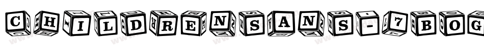 Childrensans-7BOGR字体转换