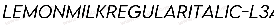 LemonMilkRegularItalic-L3AEy字体转换