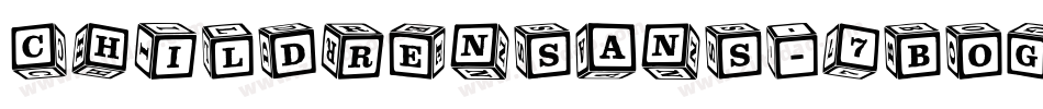Childrensans-7BOGR字体转换