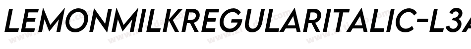 LemonMilkRegularItalic-L3AEy字体转换