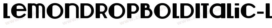 LemondropBoldItalic-lMl0字体转换