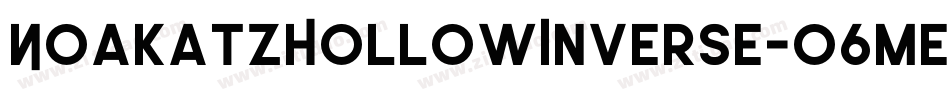 NoakatzHollowInverse-O6me字体转换