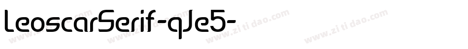 LeoscarSerif-qJe5字体转换