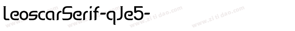 LeoscarSerif-qJe5字体转换