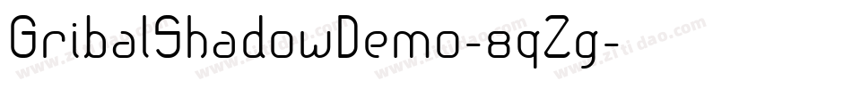 GribalShadowDemo-8qZg字体转换
