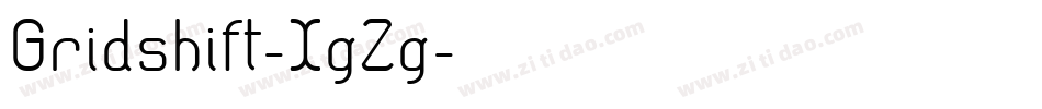 Gridshift-XgZg字体转换