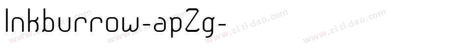 Inkburrow-apZg字体转换 Inkburrow-apZg字体转换
