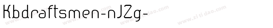 Kbdraftsmen-nJZg字体转换 Kbdraftsmen-nJZg字体转换