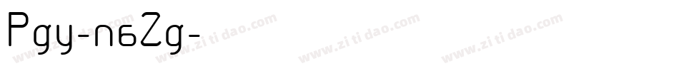 Pgy-n6Zg字体转换