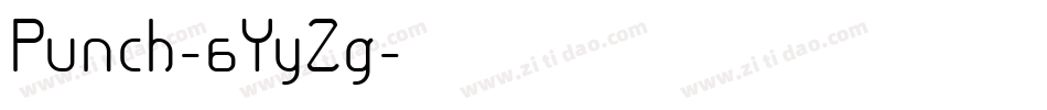 Punch-6YyZg字体转换