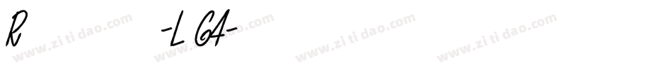 Rottersregular-LjG4字体转换