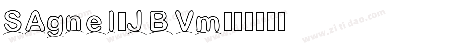 SAgnel-JBVm字体转换