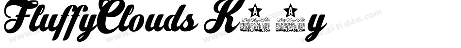 FluffyClouds-K11y字体转换