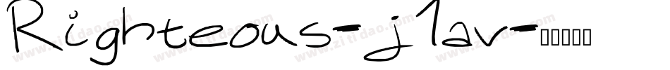 Righteous-j7av字体转换