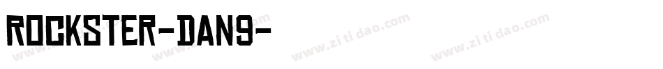 Rockster-DAn9字体转换