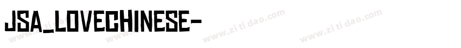 jsa_lovechinese字体转换
