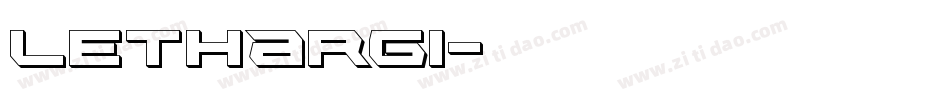 lethargi字体转换
