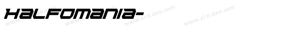 Halfomania字体转换