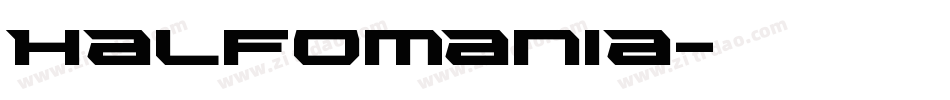 Halfomania字体转换