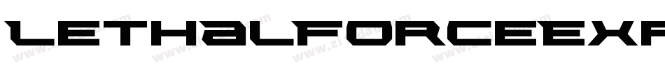 LethalForceExpanded-Bw38字体转换