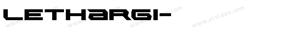 lethargi字体转换