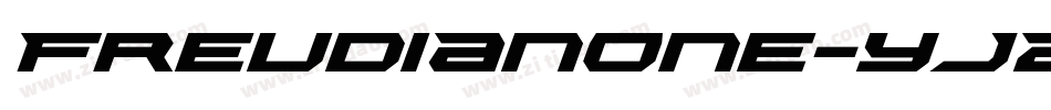 Freudianone-YjZj字体转换