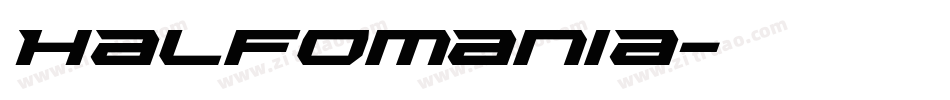 Halfomania字体转换
