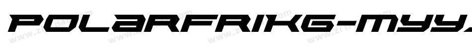 PolarfriKg-mYYj字体转换