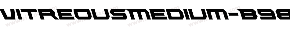 VitreousMedium-B98l字体转换