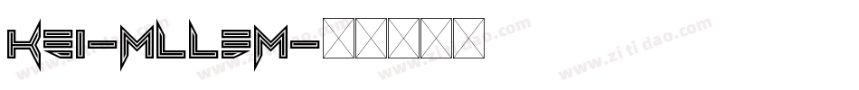 Kei-mLLEm字体转换