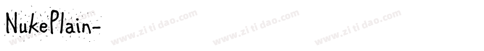 NukePlain字体转换