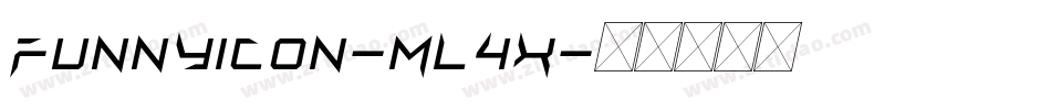 FunnyIcon-ML4x字体转换