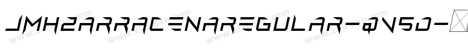 JmhzarracenaRegular-qV5d字体转换
