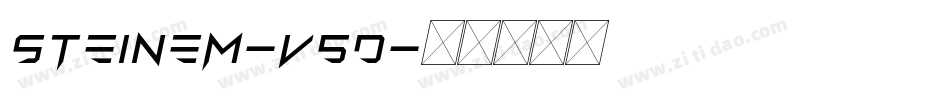Steinem-v5D字体转换