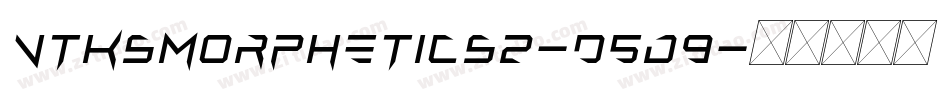 VtksMorphetics2-D5d9字体转换