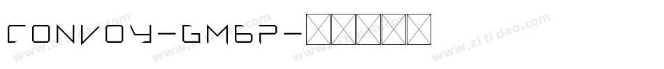 Convoy-gM6P字体转换