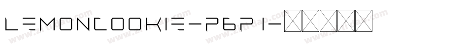 Lemoncookie-p6p1字体转换