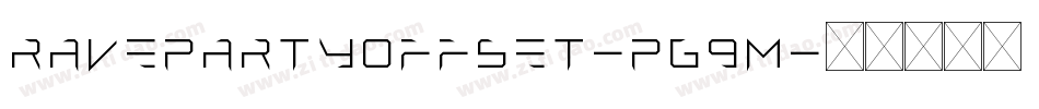 RavepartyOffset-PG9m字体转换