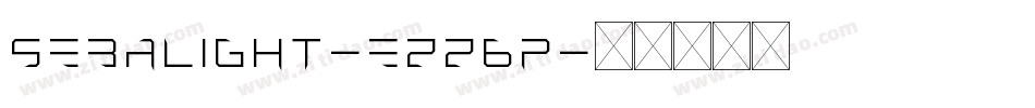 SebaLight-eZZ6p字体转换