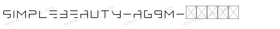 SimpleBeauty-aG9m字体转换