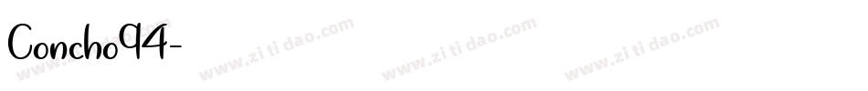 Concho94字体转换