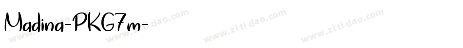 Madina-PKG7m字体转换 Madina-PKG7m字体转换